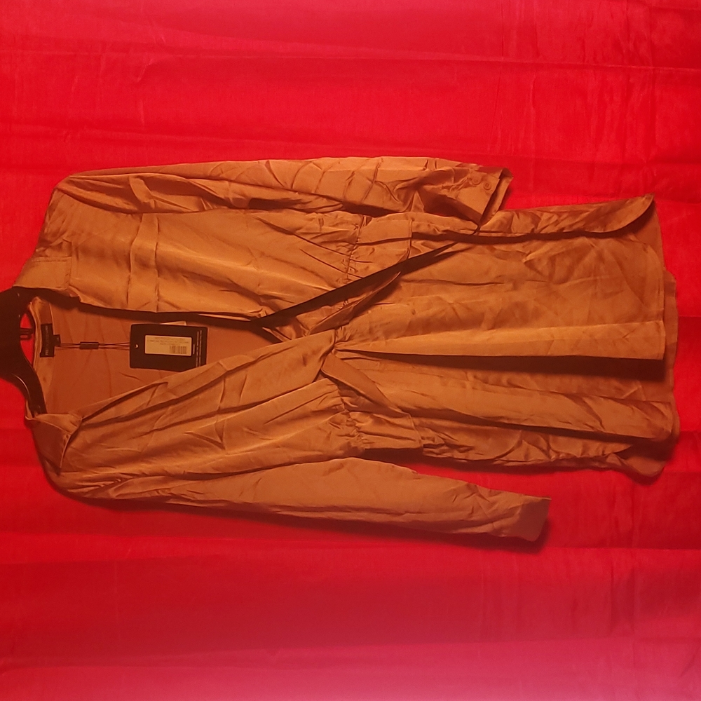 GOLD Silk DRESS